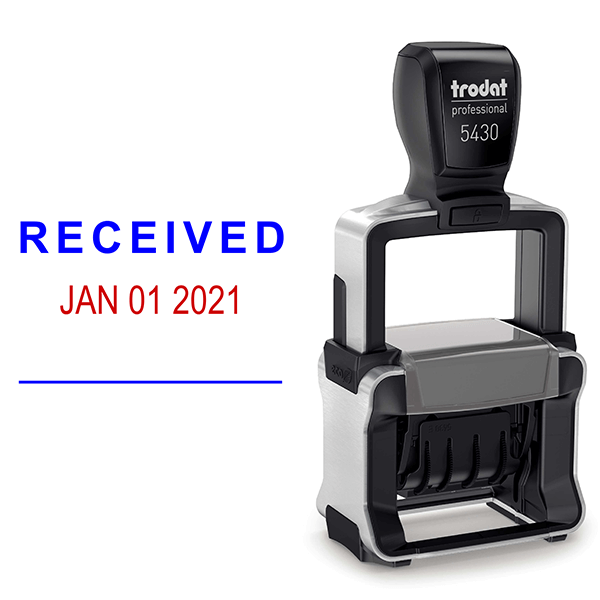 Trodat Professional Received Date Stamp