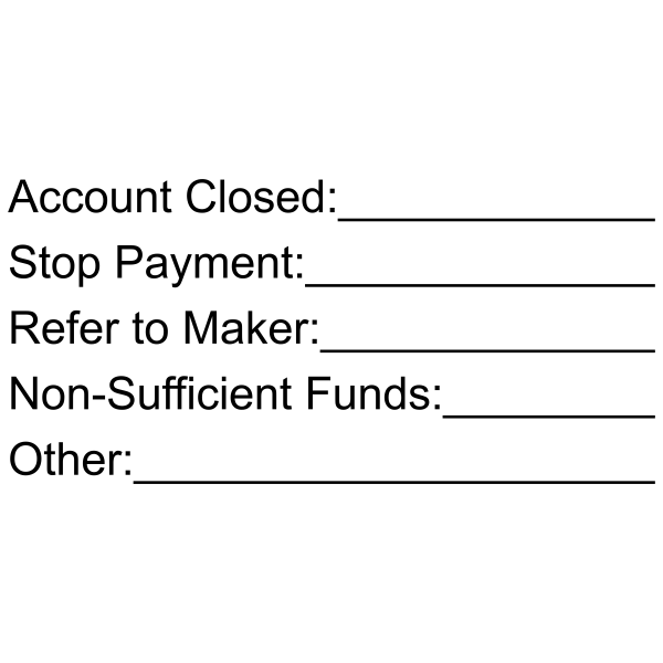Citizens Bank & Trust - Account Status Stamps