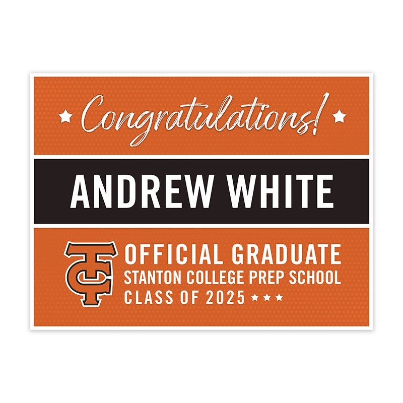 Tocoi Creek High School Graduation Yard Sign