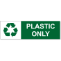 3" x 10 Plastic Recycle Decal