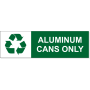 3" x 10 Aluminum Can Recycle Decal