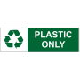 3" x 10 Plastic Recycle Decal