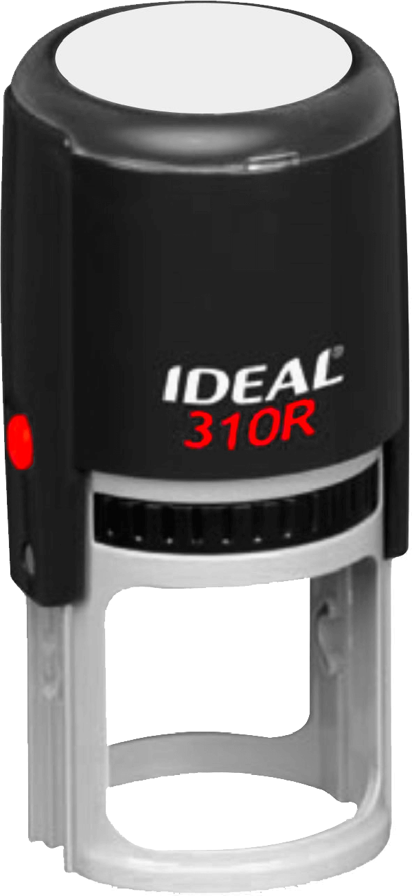 Ideal by Trodat 310R Round Stamp with Black Ink Ideal by Trodat 310R Round Stamp with Black Ink