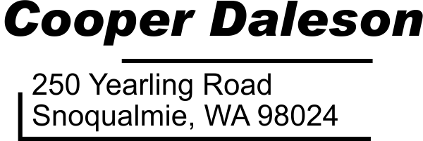 Daleson Address Stamp Daleson Address Stamp