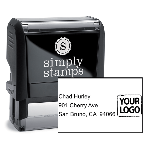 Custom Logo Address Stamp Custom Logo Address Stamp
