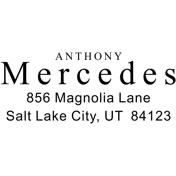 Times Name Return Address Stamp Times Name Return Address Stamp