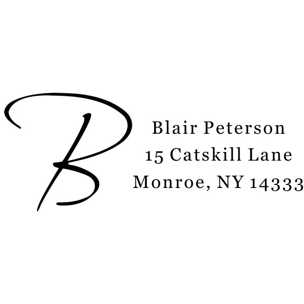 Script Initial Return Address Stamp Script Initial Return Address Stamp