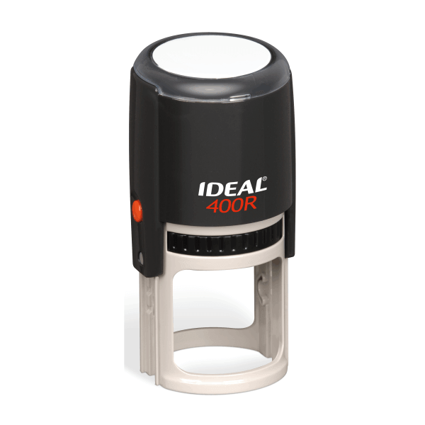 Ideal by Trodat 400R Round Stamp with Black Ink Ideal by Trodat 400R Round Stamp with Black Ink