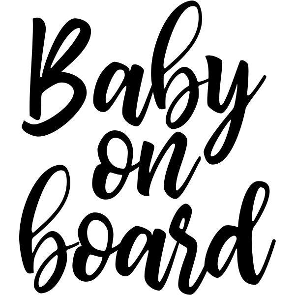 Script Baby On Board Window Decal 904 Custom Baby boy is a unique and attractive serif font that shows a different shape with a creative design. script baby on board window decal