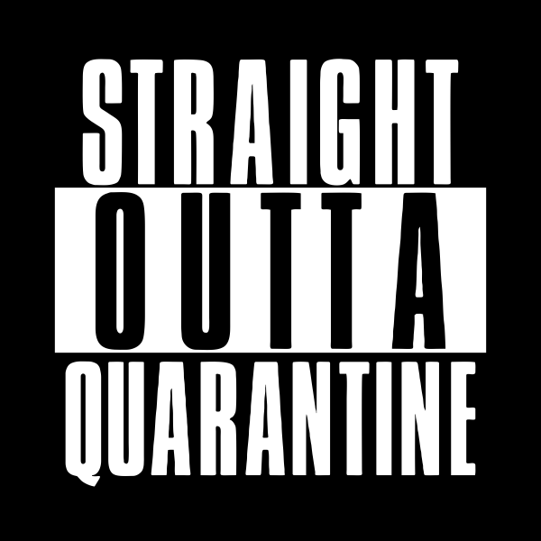 Straight Outta Quarantine Decal | 6x6 