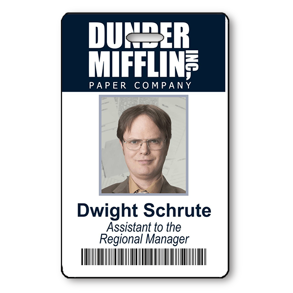 Dwight Schrute Halloween Photo ID - 904 Custom