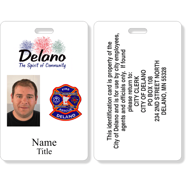 City of Delano Fire Rescue Photo ID