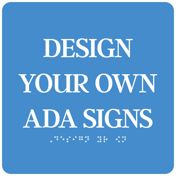 ADA Sign Square 4" x 4"