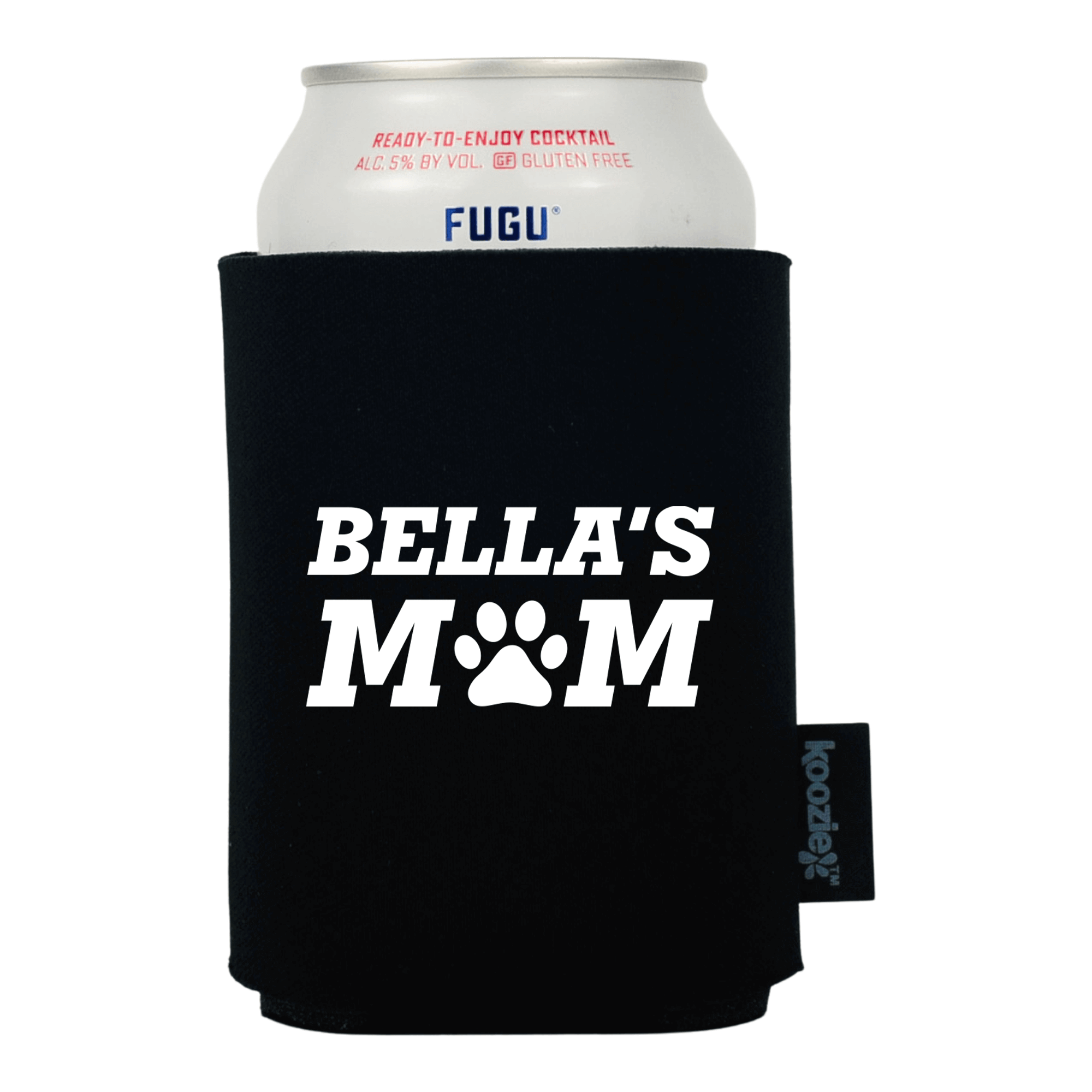 Koozie® Custom Pet Name's Mom Pet Lovers Drink Cooler