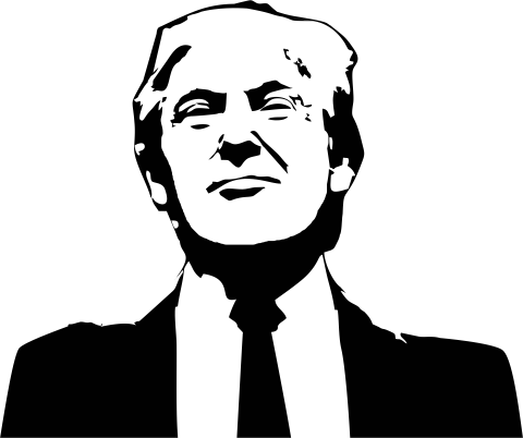 Donald Trump Political Figure Stamp