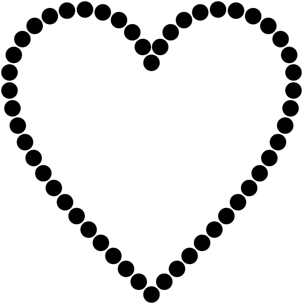 Dotted Heart Stamp