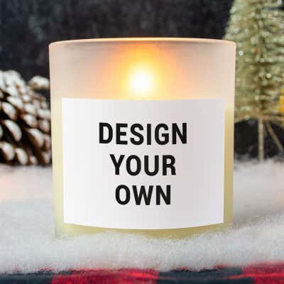 Customized Candle with Full Color Label