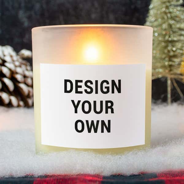 Customized Candle with Full Color Label