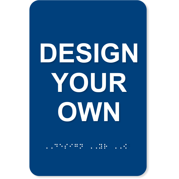 Design Your Own 9" x 6" ADA Sign