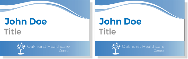 Eduro Healthcare Double-Sided ID - Oakhurst