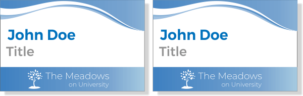 Eduro Healthcare Double-Sided ID - The Meadows