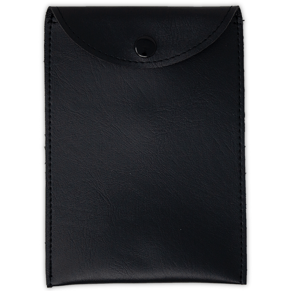 Black Vinyl Embosser Pouch