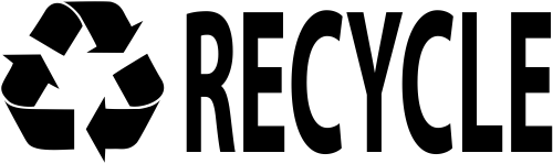 Encourage Recycling Symbol Stamp