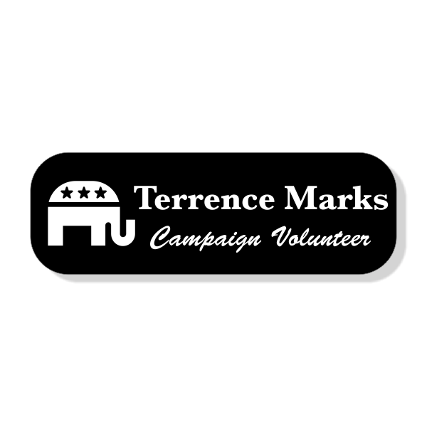 Republican Engraved Name Tag