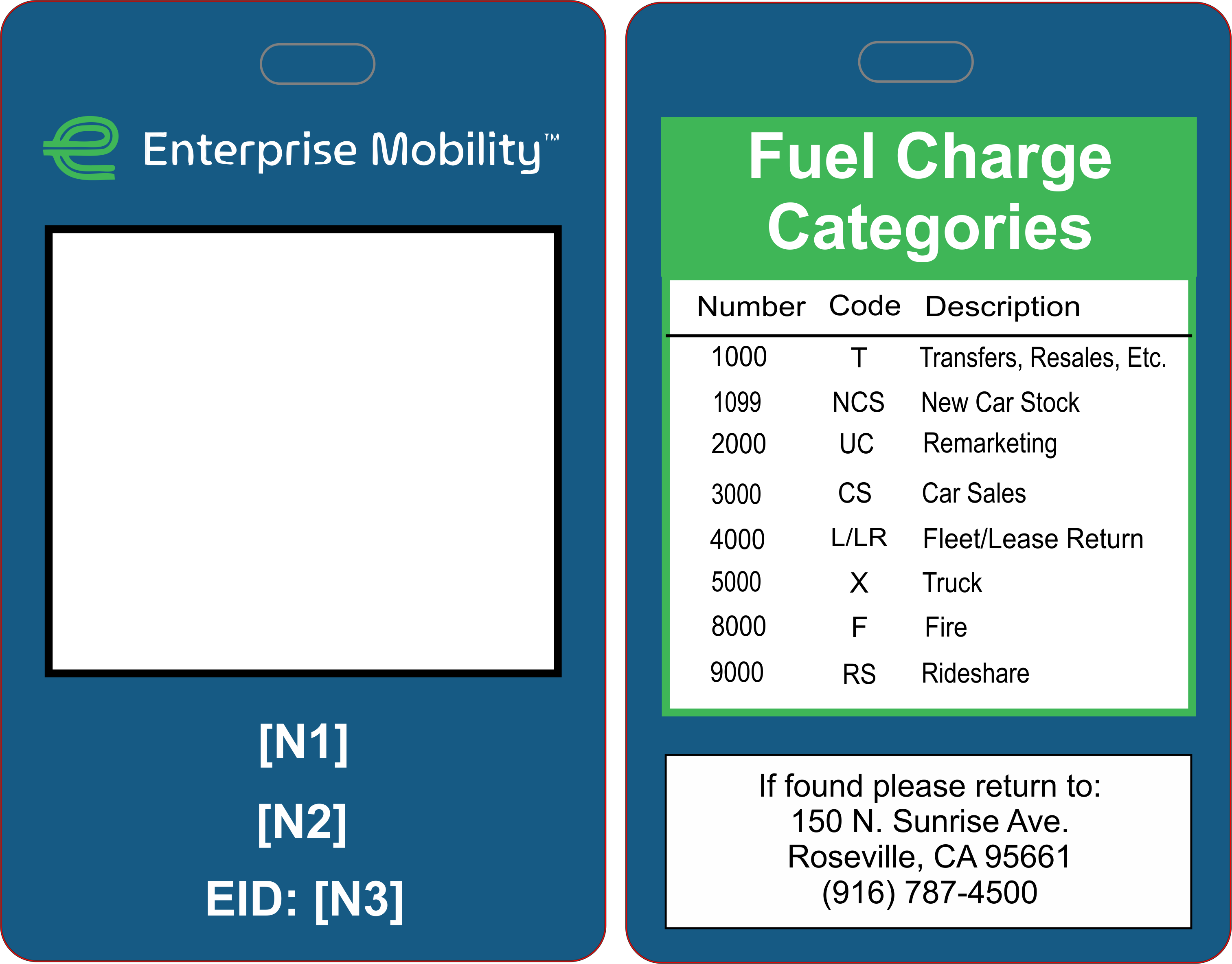 Enterprise Mobility Double Sided Photo ID