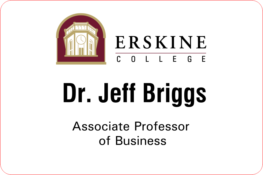 Erskine Name Tag Three Line 3" x 2"