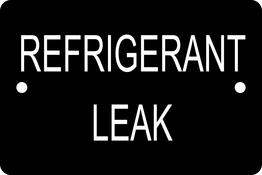 Zelka HVAC Two-Line Tag