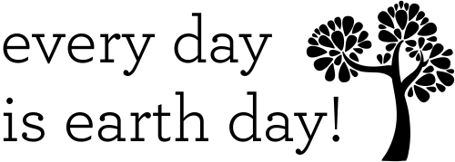 Every Day is Earth Day Rubber Stamp