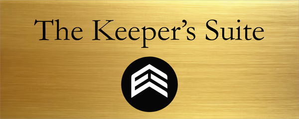 Exalted Enterprises Horizontal 4"x10" Full Color Brass - The Keeper's Suite