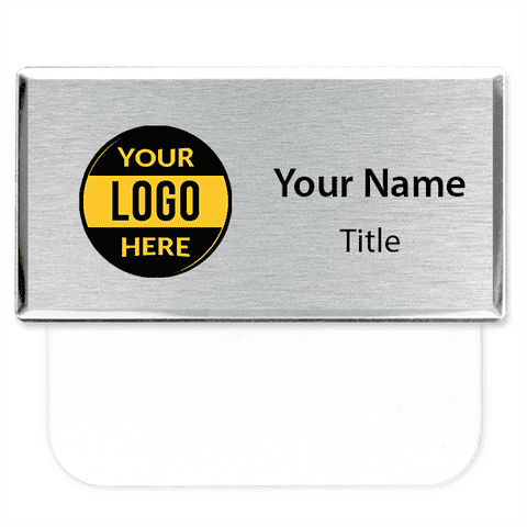 Executive Full Color  1.5" x 3" Pocket Name Badge
