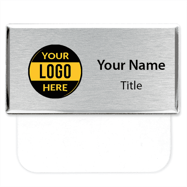 Executive Full Color 1.5" x 3" Pocket Name Badge