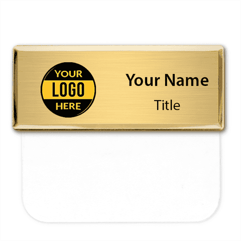 Executive Full Color  1" x 3" Pocket Name Badge