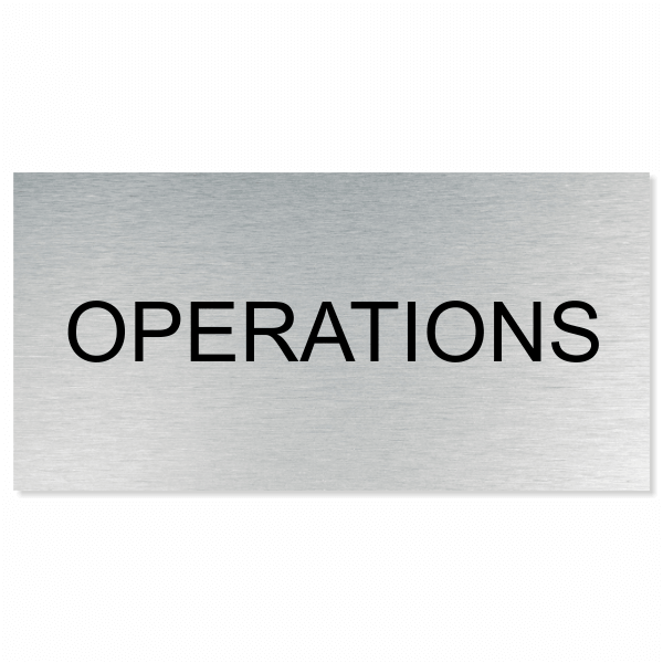 Exelon Corporation - 6x12 Door Sign - 1 Line