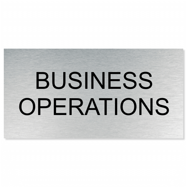 Exelon Corporation - 6x12 Door Sign - 2 Line