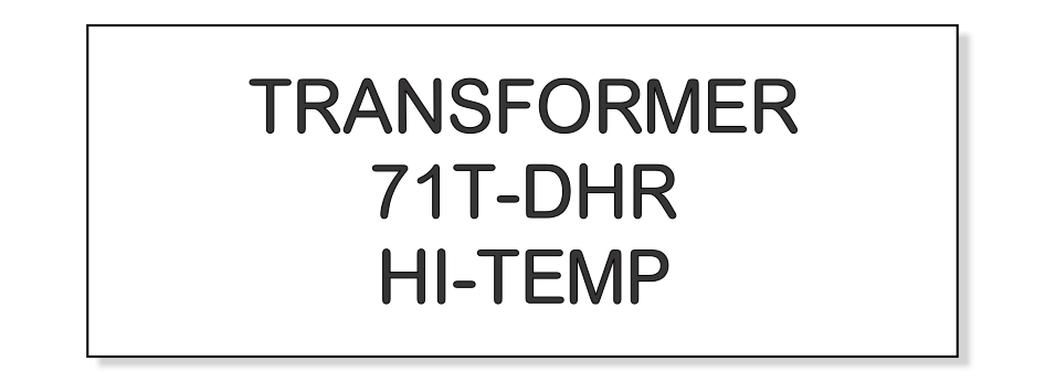 Exelon Corporation - 1" x 2 5/8"  Name Plate - 3 lines