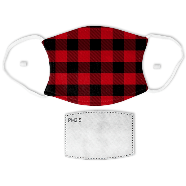 Buffalo Plaid Pattern Face Mask