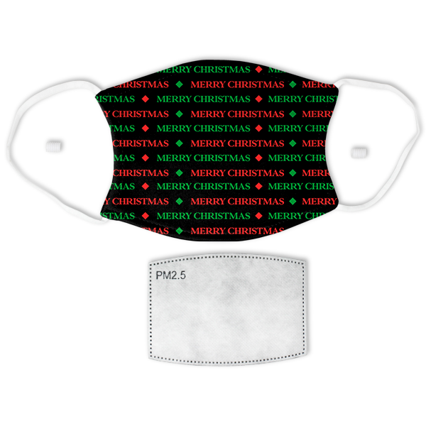 Holiday Merry Christmas Pattern Face Mask