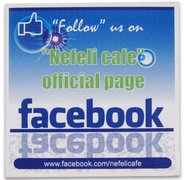 Follow Us 6" x 6" Facebook Sign