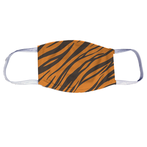 Tiger Stripes Print Child Face Mask