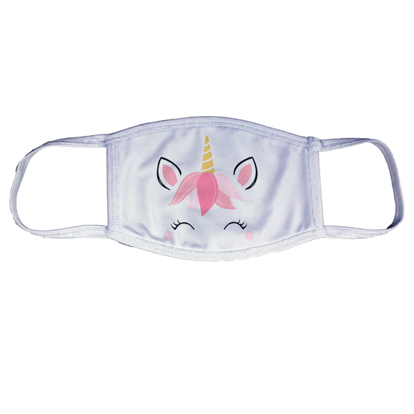 Unicorn Print Child Face Mask
