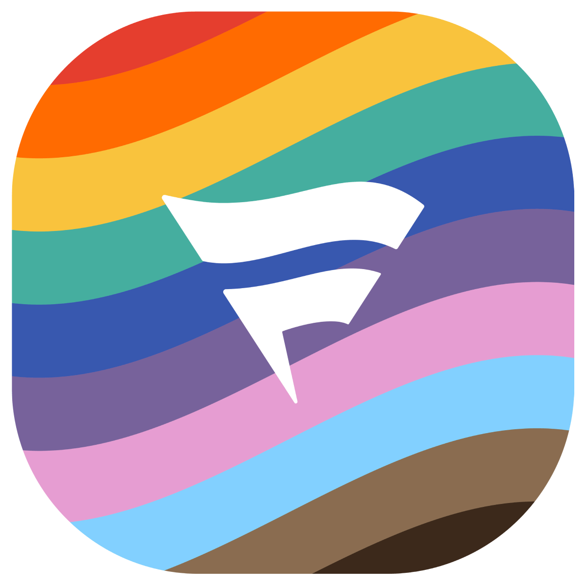 Fanatics Decal - Rainbow