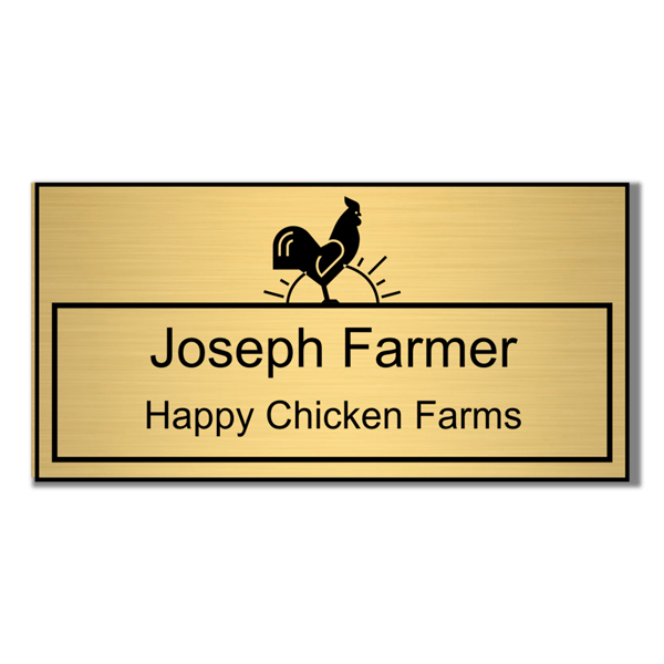 Farmers Market Name Tag