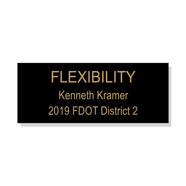 FDOT District 2 Name Plate