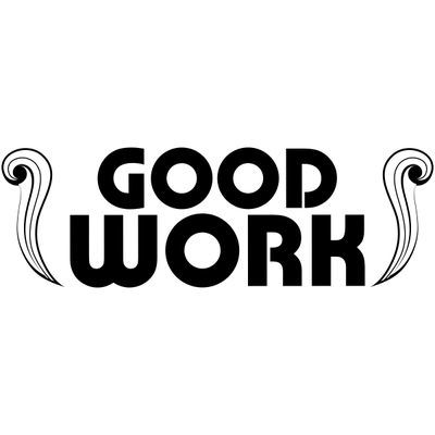Good Work Scroll Stamp
