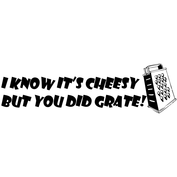 You Did Grate Cheesy Teacher Feedback Stamp