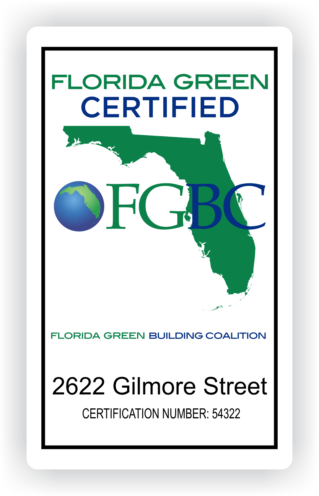 FGBC - House Sign - Color - 3" x 6"